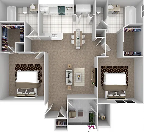 2 Bedroom 2 Bath 2 Bedroom 2 Bath