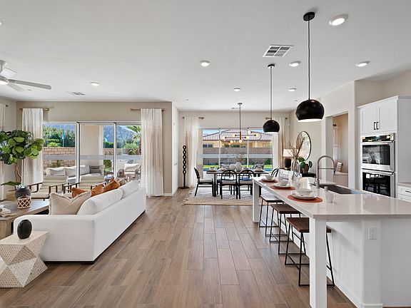 Plan 1 The Hailey Living Room Kitchen