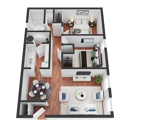 Floor plan 2 Bedroom