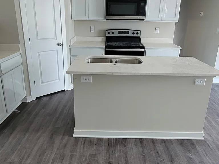 Kitchen with island