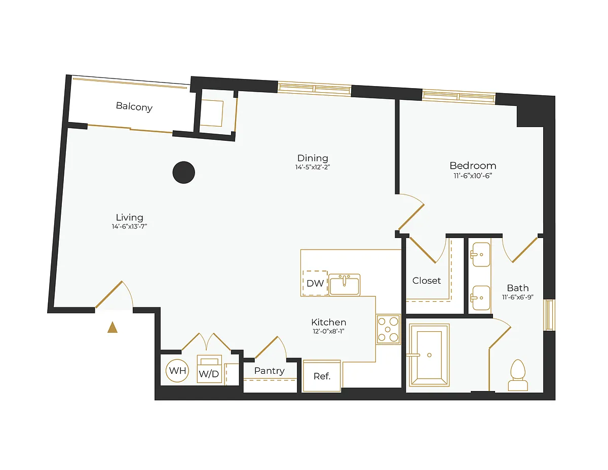 Floor plan A14