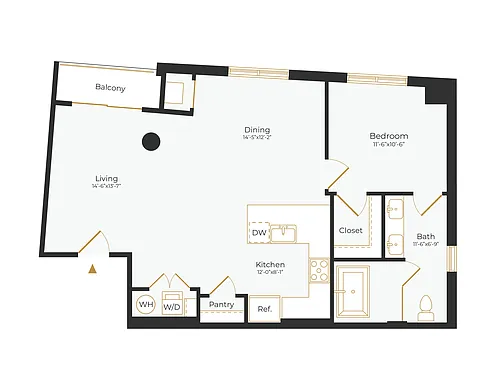 Floor plan A14