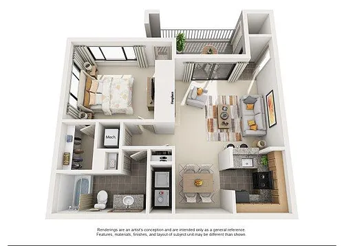 Floor plan The Garnet