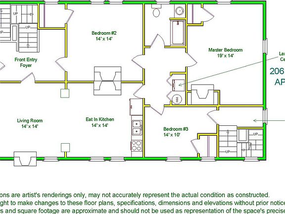 4th image of 206 3rd St APT B
