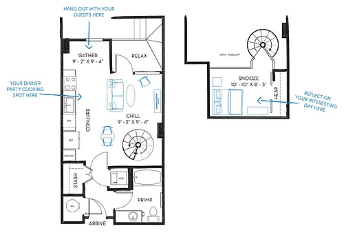 Floor plan C0X1C