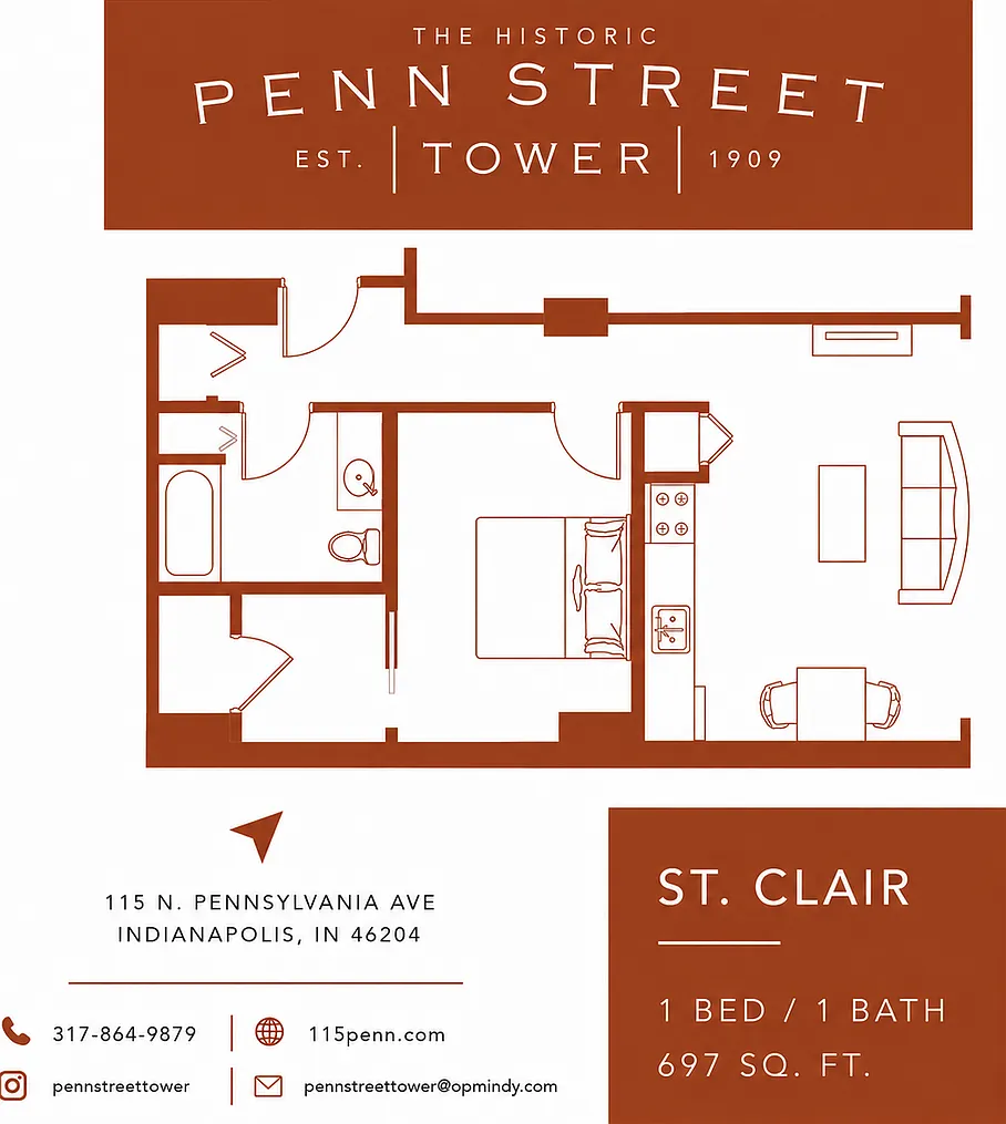 Penn Street Tower Apartments — Photo 2