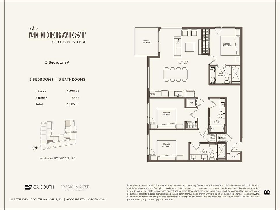 Modernest Gulch View 3 Bedroom A