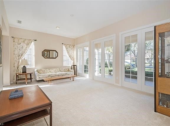 Spacious and sunny living room