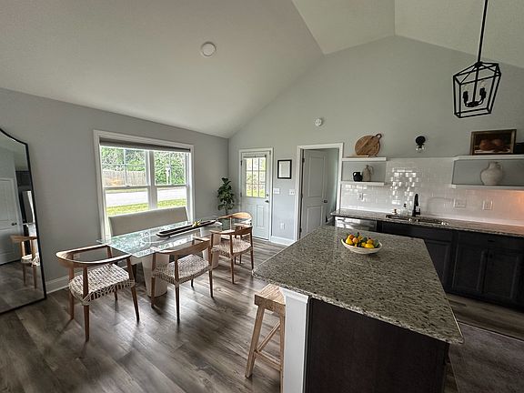 Dining and kitchen