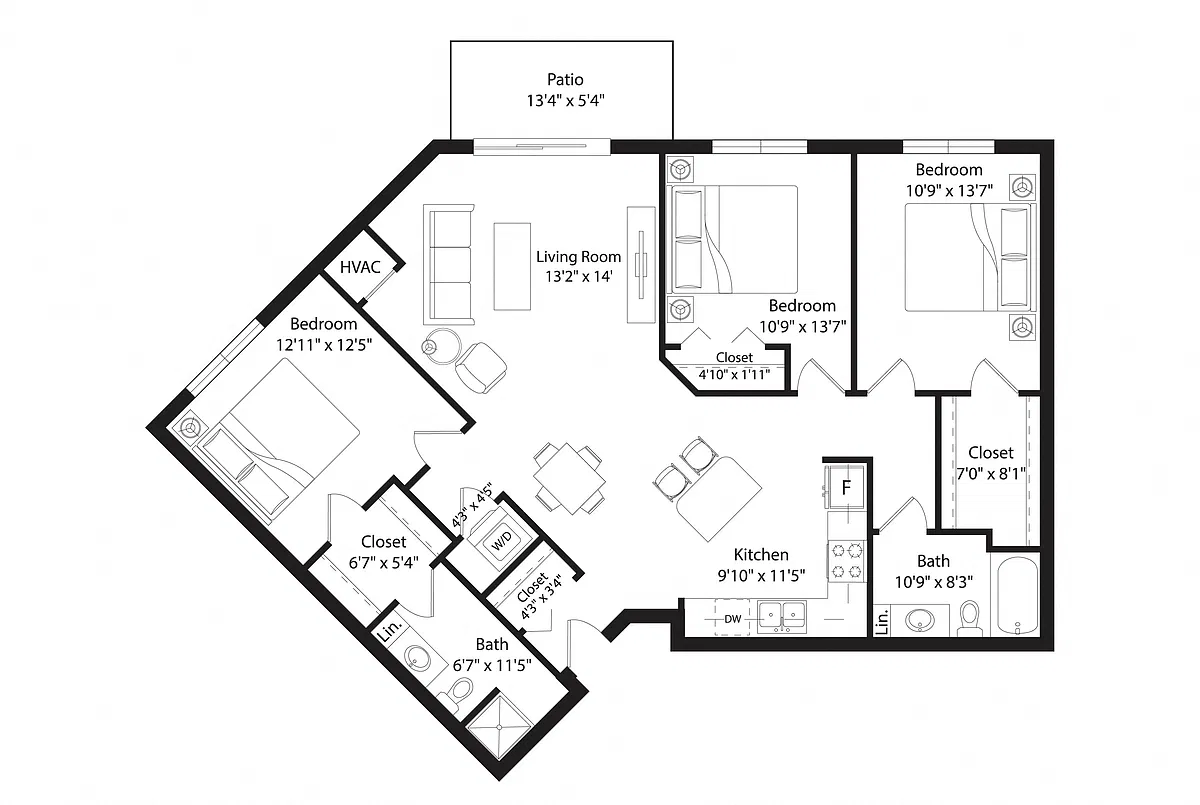 Floor plan C3R