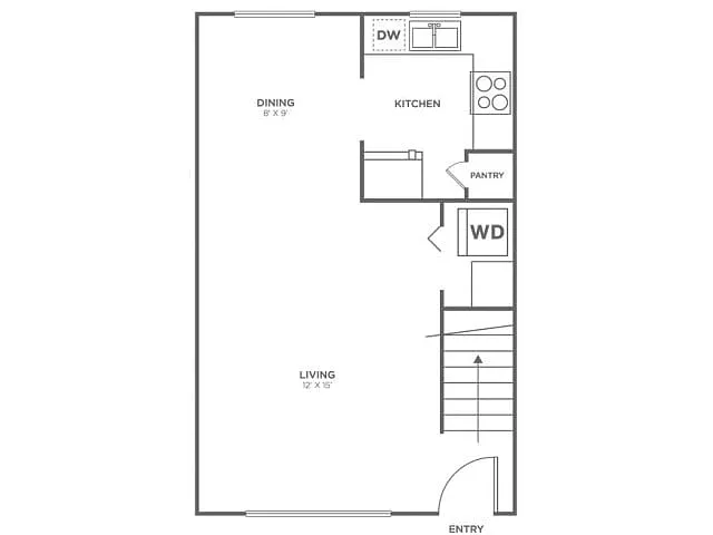 Floor plan Bainbridge-Restored