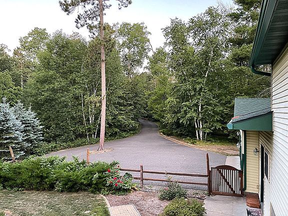 View from the covered deck