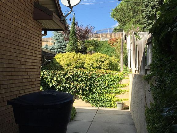 Backyard East side entrance