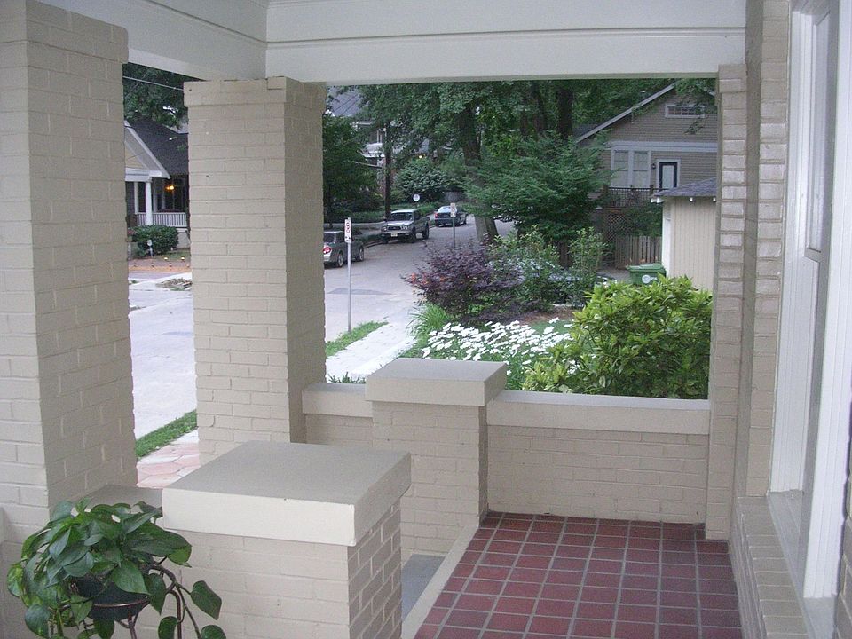 Inviting rocking chair front porch.