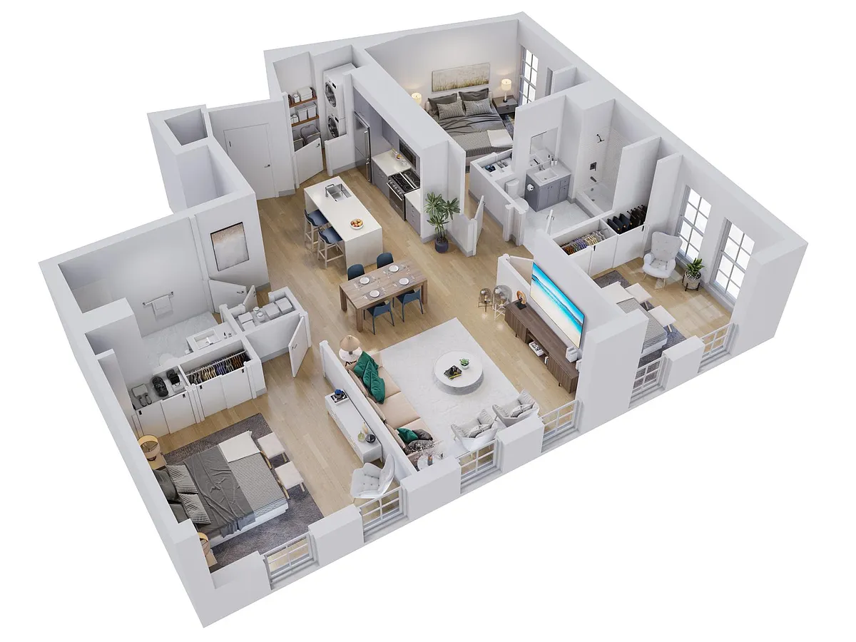 Floor plan C1B