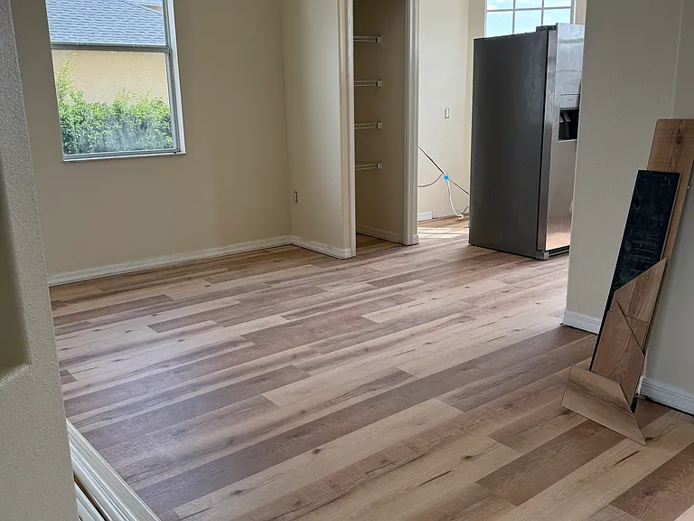 new flooring and wall colors