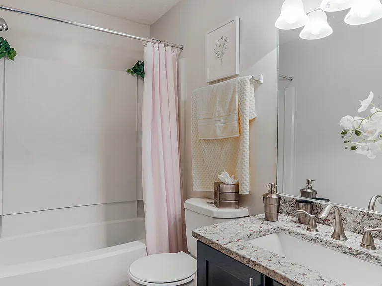 Relax and refresh in our spacious bathrooms.