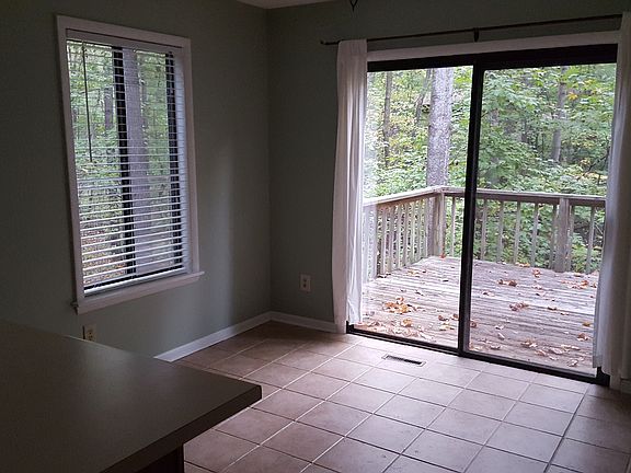 Dining area with door to the deck