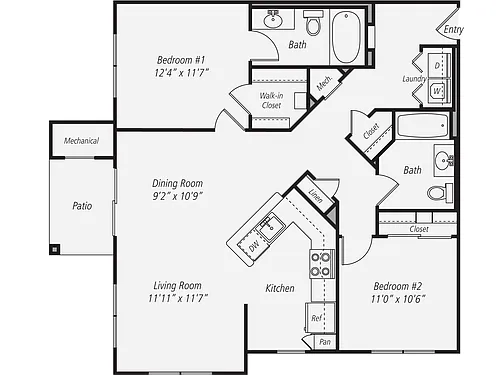 Floor plan B2