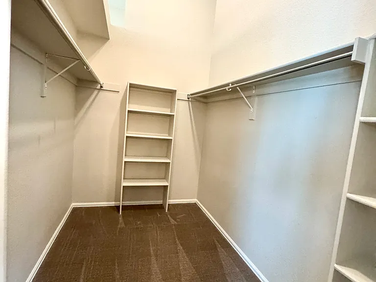 Owner walk in closet