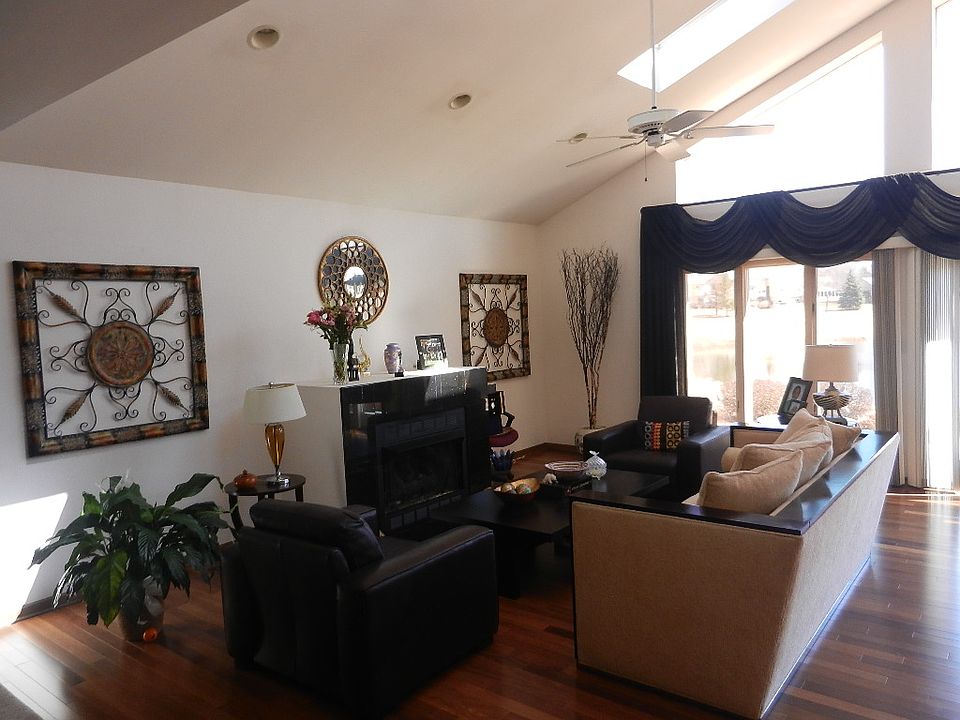 Great room with fireplace