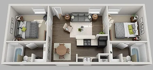 Floor plan Two bedroom