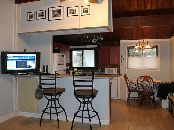 kitchen open to living room
