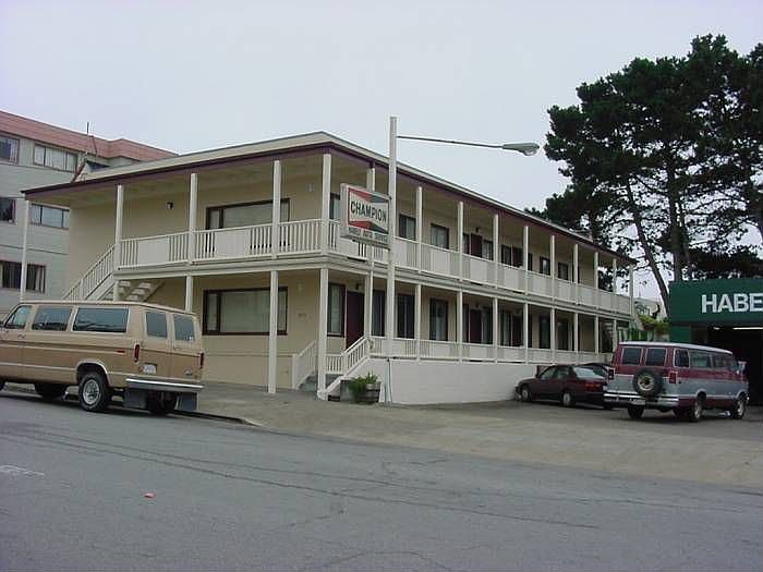 front of building