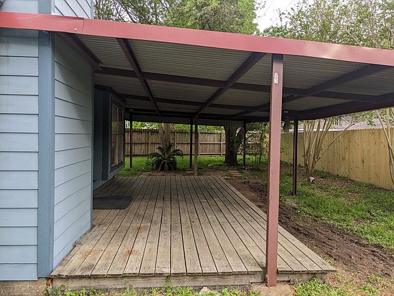 Covered back patio