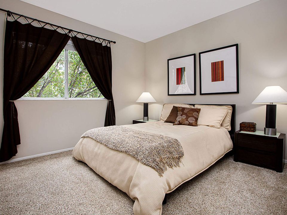 Bedroom with large window
