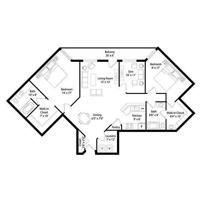 Floor plan B12R