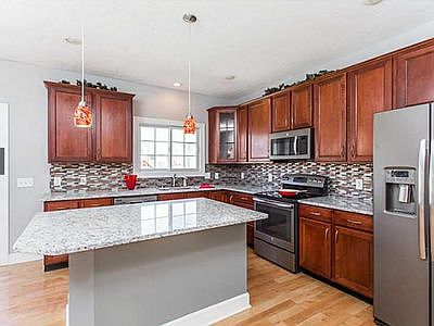 Granite and Glass Backsplash