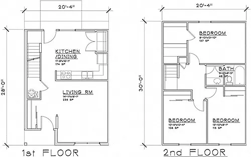 Floor plan 3 Bedroom