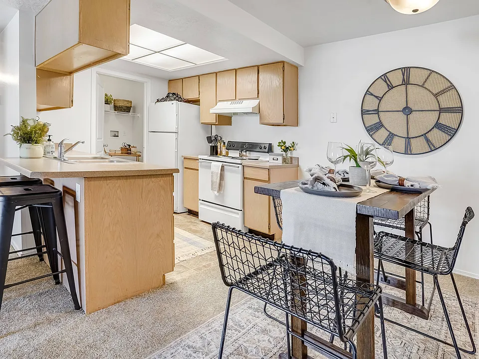 Open Kitchen and Dining with Breakfast Bar