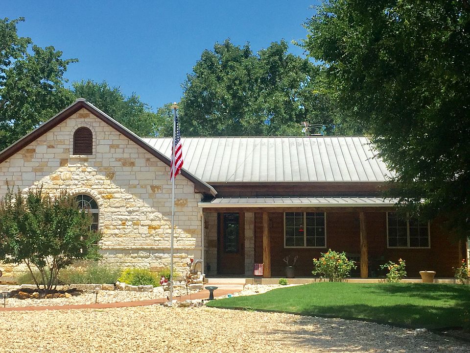 Stone and Log Front