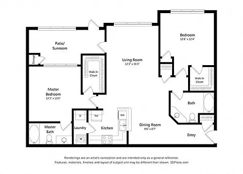 Floor plan Hawthorne