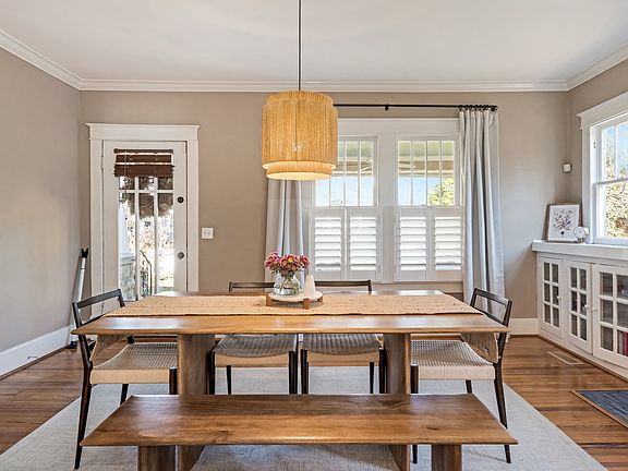 Plantation shutters throughout house