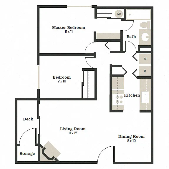 Floor plan 2x1 - Foliage
