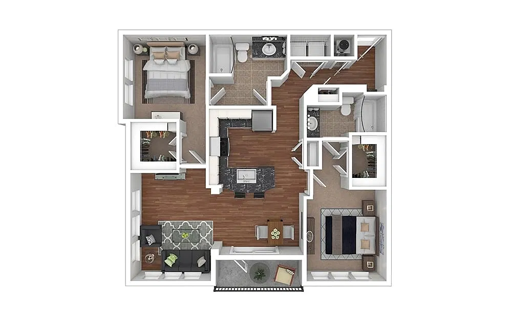Floor plan B12 - Orchid