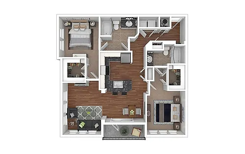 Floor plan B12 - Orchid