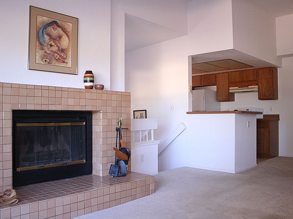 Fireplace & Entry Stairs