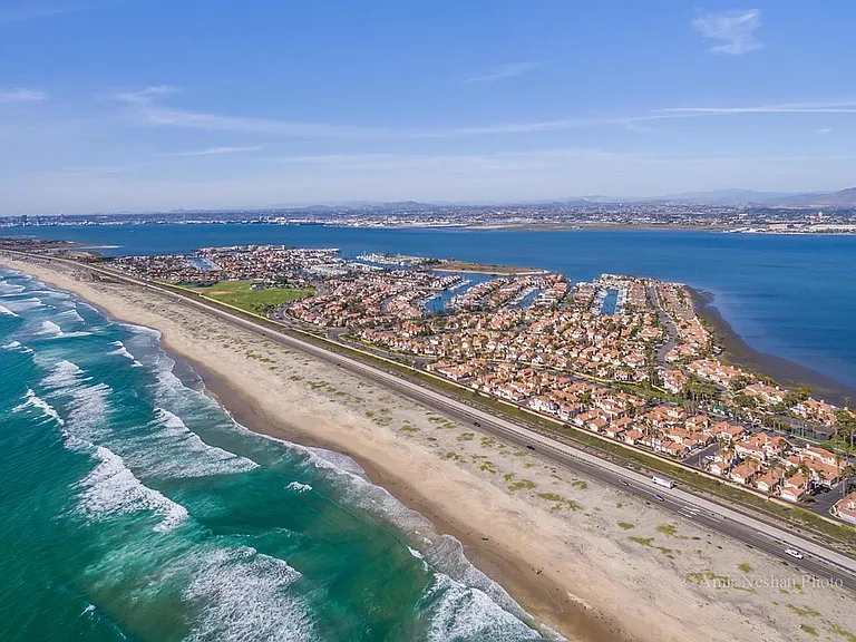 Overhead of the Coronado Cays