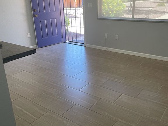 Bright entry with security door