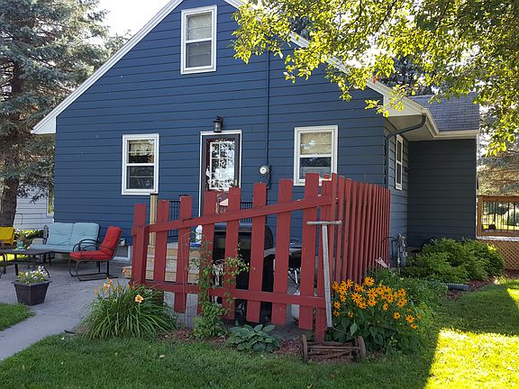 Patio on east side of house