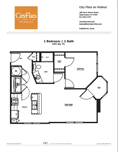 Floor plan Rome 1.1