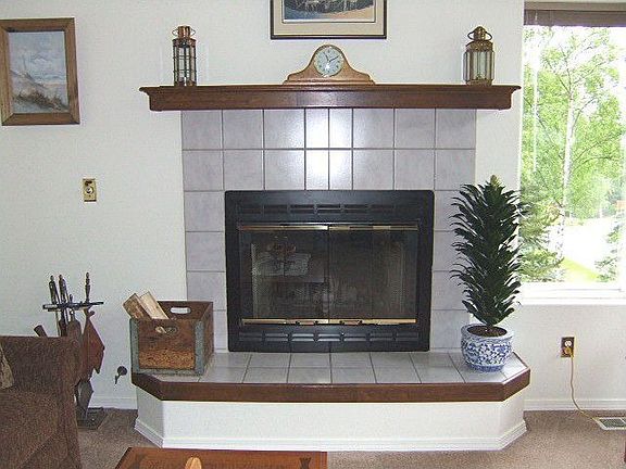 Wood Burning Fireplace