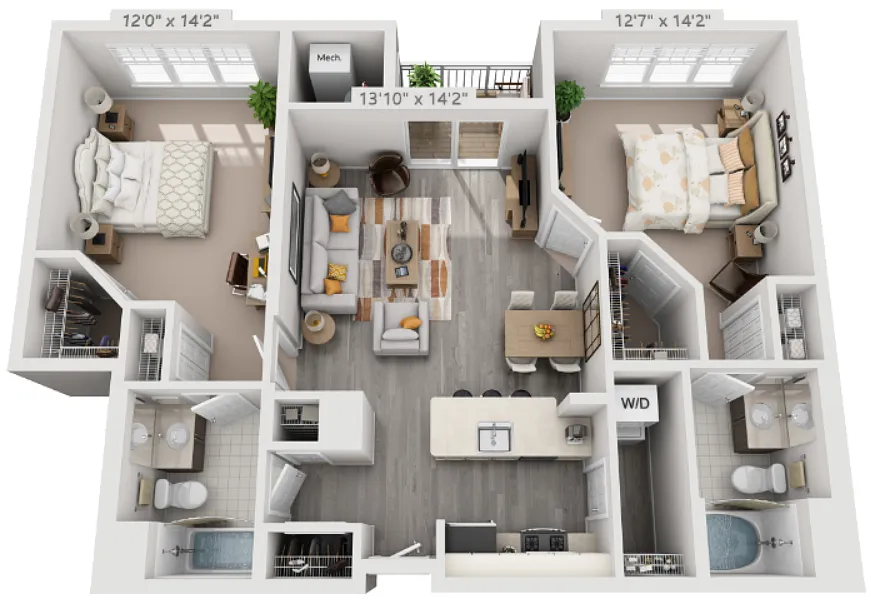 Floor plan B3