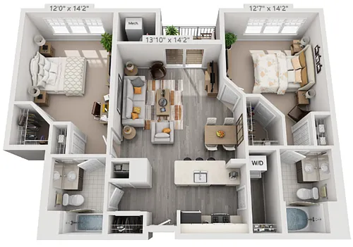 Floor plan B3