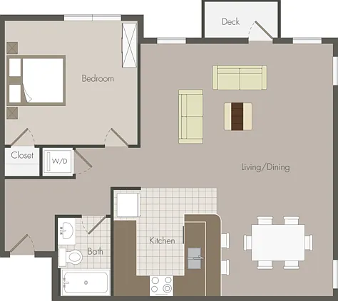 North Tower A4 floor plan Hanna Heights