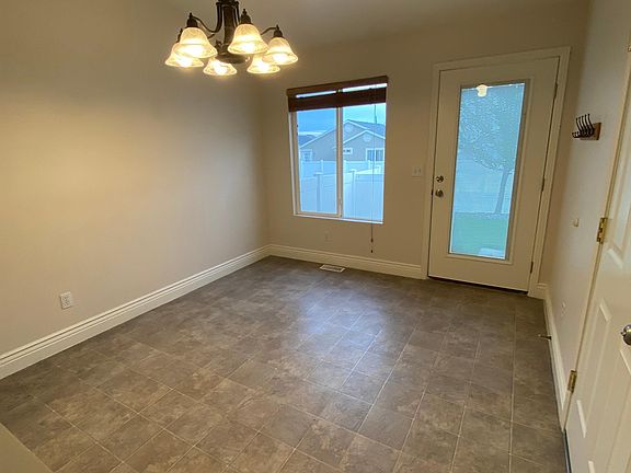 Dining room and back door